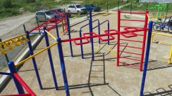 Площадка для воркаута в городе Новосибирск №2358 Средняя Современная фото